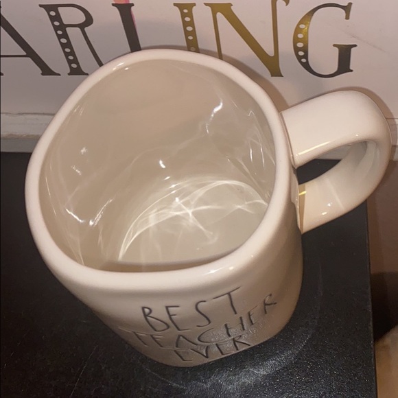 Rae Dunn Best Teacher Ever Mug (SOLD) - Picture 2 of 4